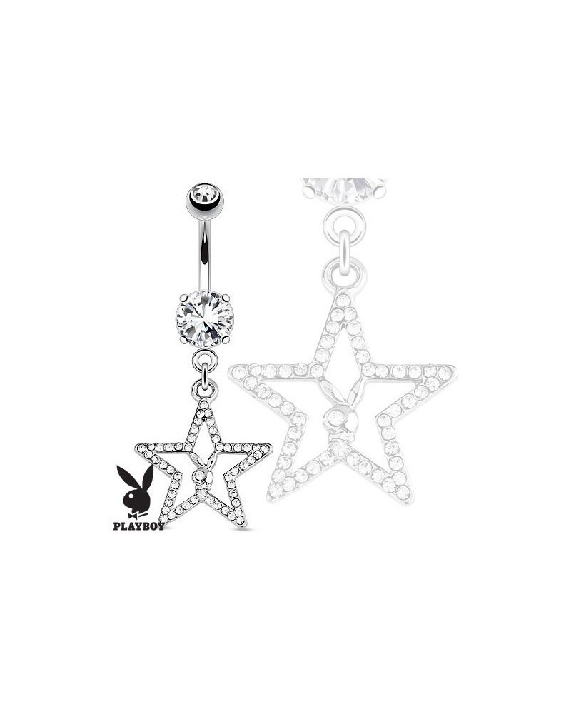 Piercing nombril Playboy étoile