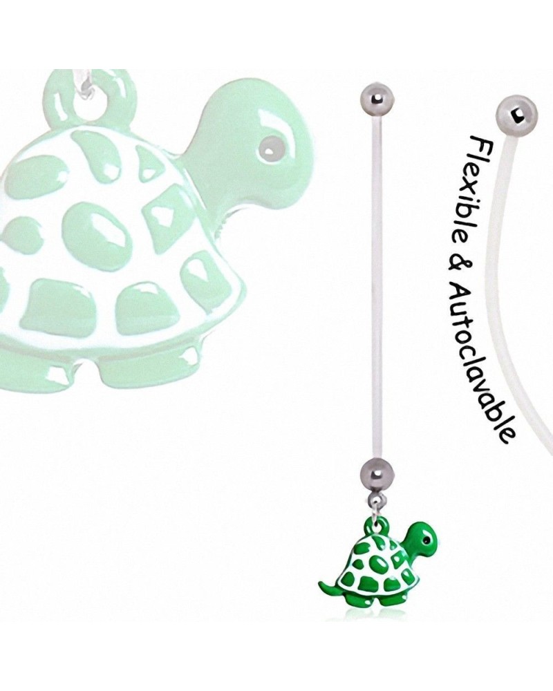 Piercing nombril de grossesse tortue