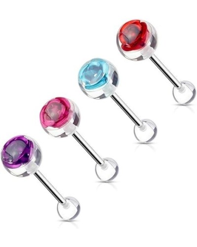 Piercing langue orbe de rose