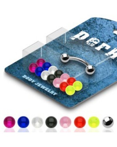 Pack piercing arcade 8 paires de billes interchangeables