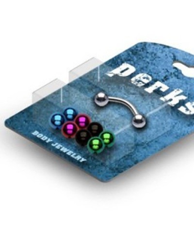 Pack piercing arcade boules interchangeable en titane