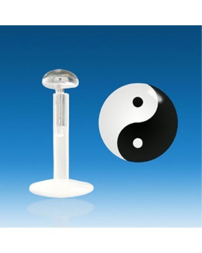 Piercing labret bioflex Ying Yang